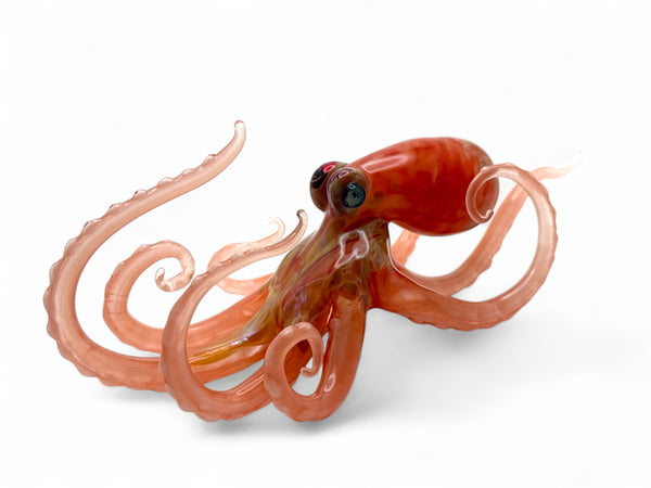 Small Glass Octopus Sculpture